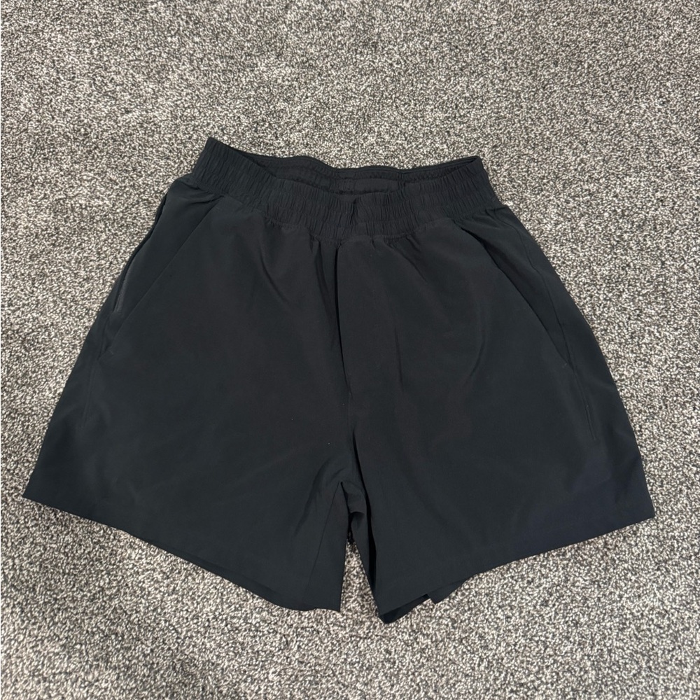 Lululemon Black Pacebreaker Linerless 5" Shorts - Small